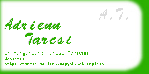 adrienn tarcsi business card